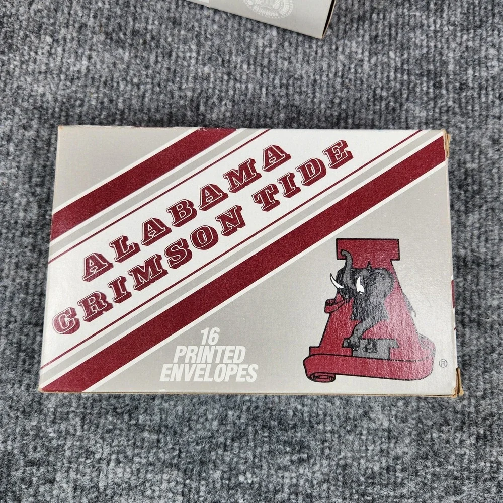 Vintage Alabama Crimson Tide Printed Envelopes Westrick SEC Football Set